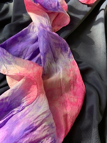 Hand dyed scarf