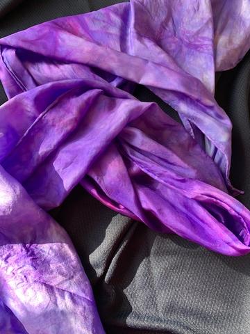 Hand dyed scarf