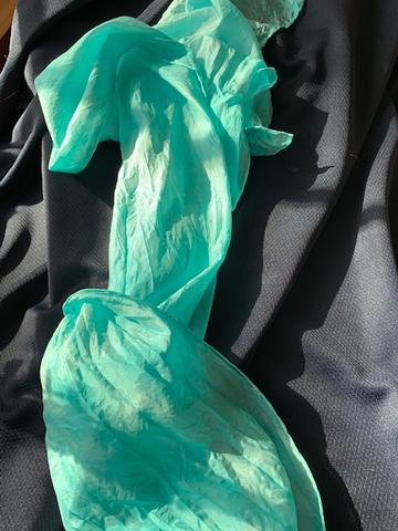 Hand dyed scarf